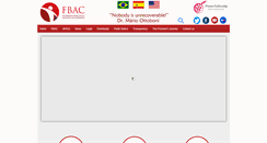 Desktop Screenshot of fbac.org.br